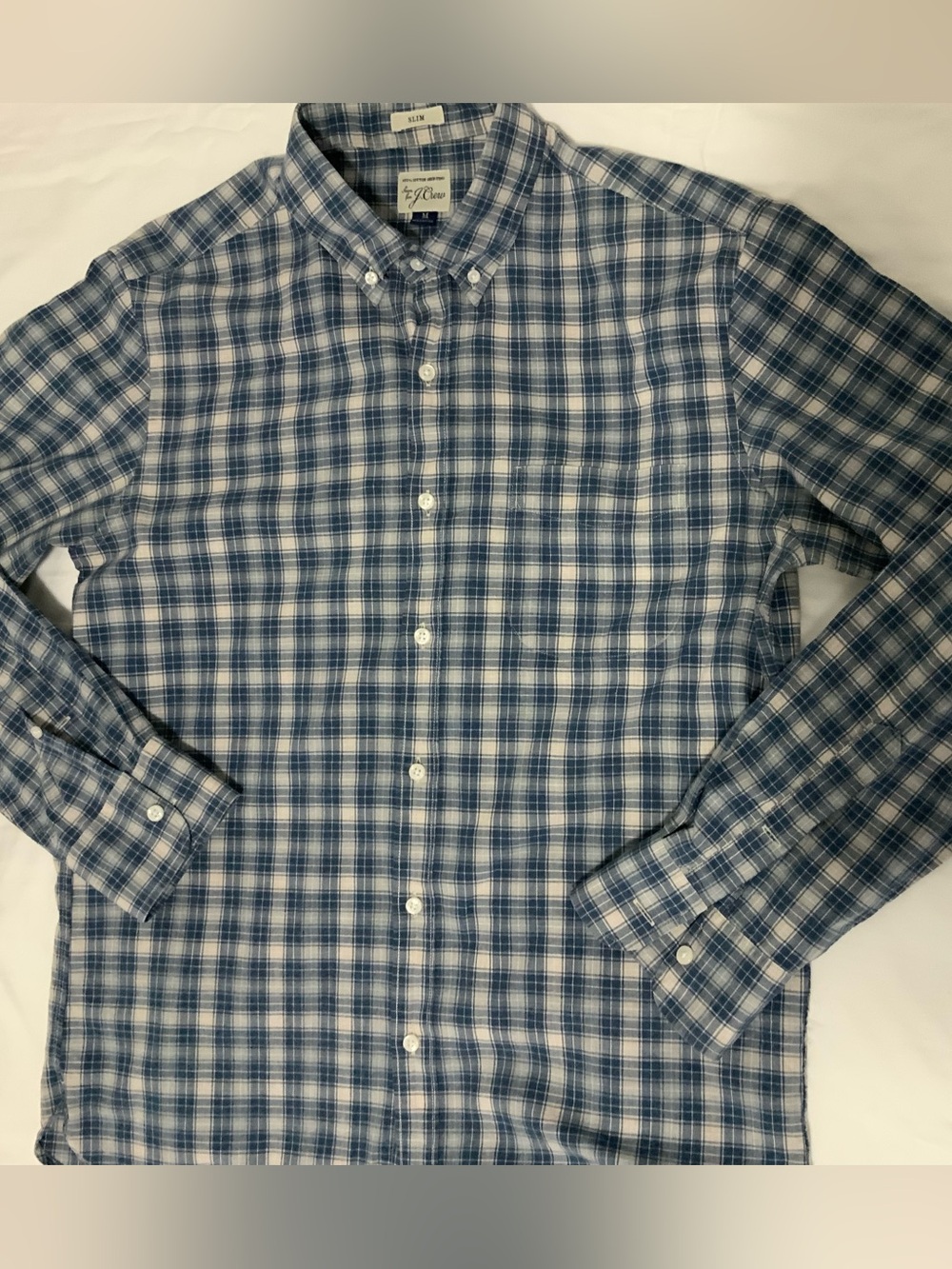 JCrew long sleeved plaid shirt